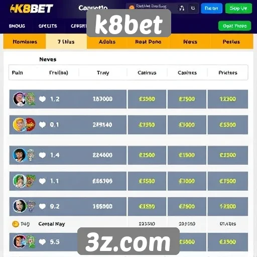 Análise das ofertas de bônus no site k8bet