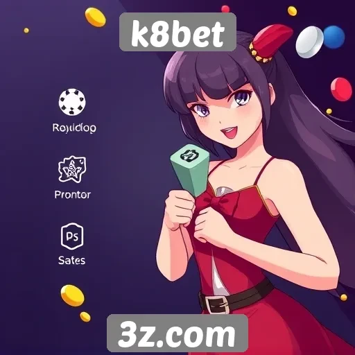 Análise das funcionalidades do site de jogos k8bet